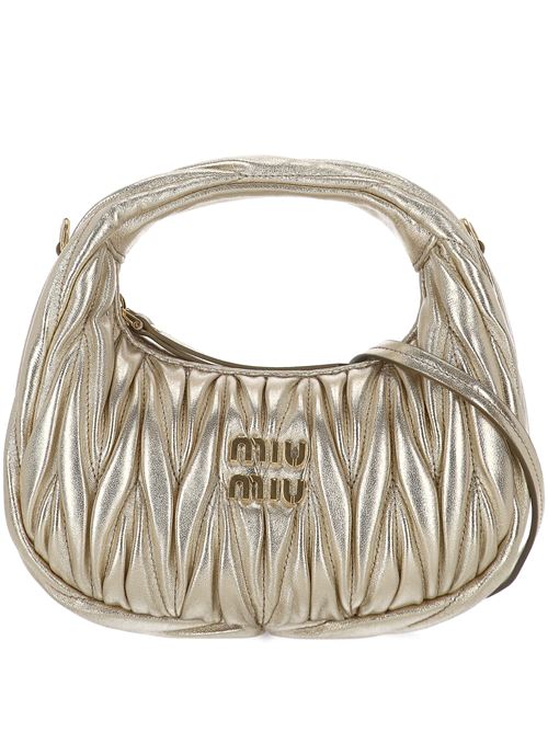 Mini borsa hobo Wander in nappa matelassé MIU MIU | 5BP078AN88F0846